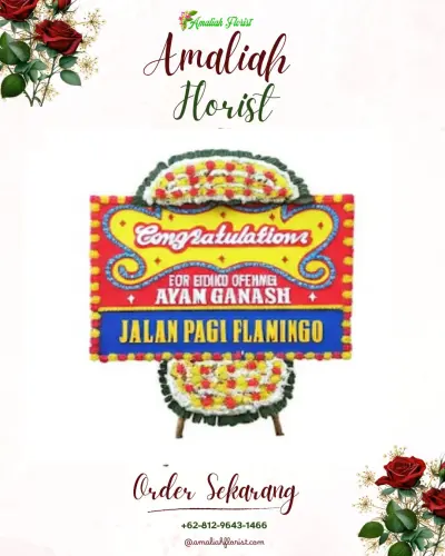Bunga Papan Congratulation di Kepanjenkidul